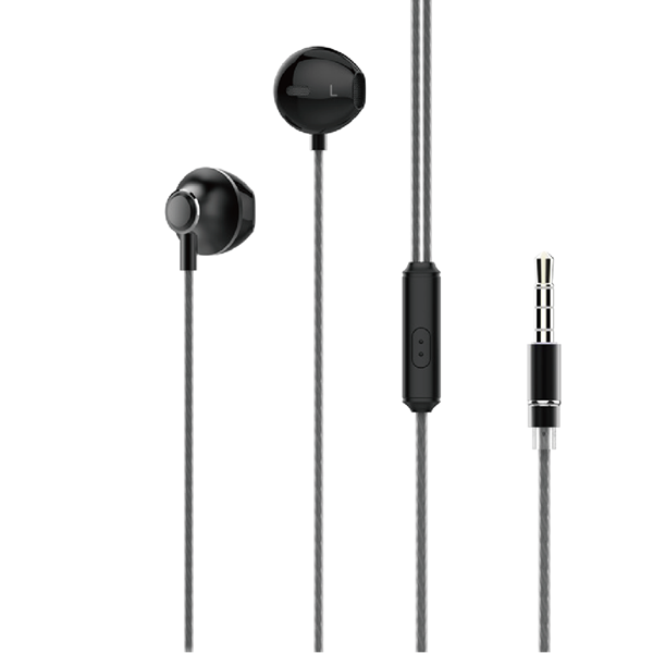 Metal Wired Earphone with Mic