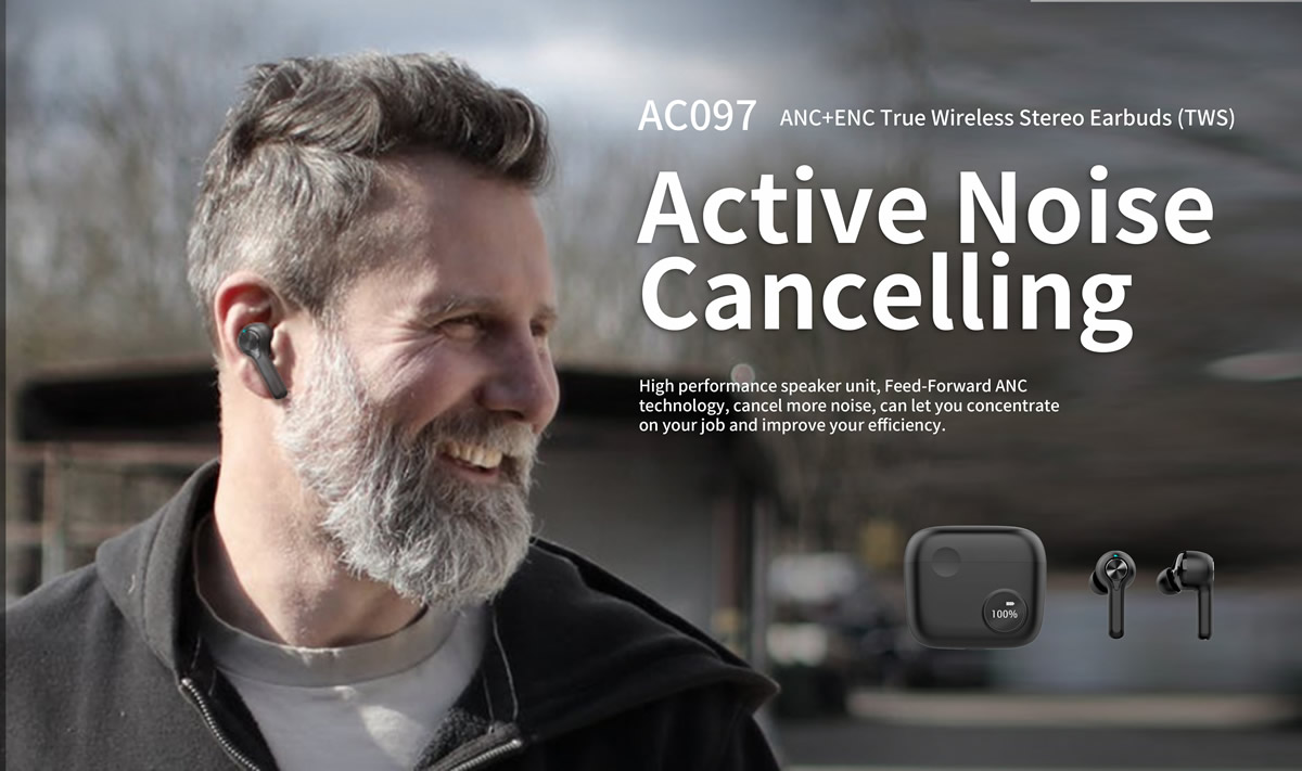 wireless noise cancelling earbuds