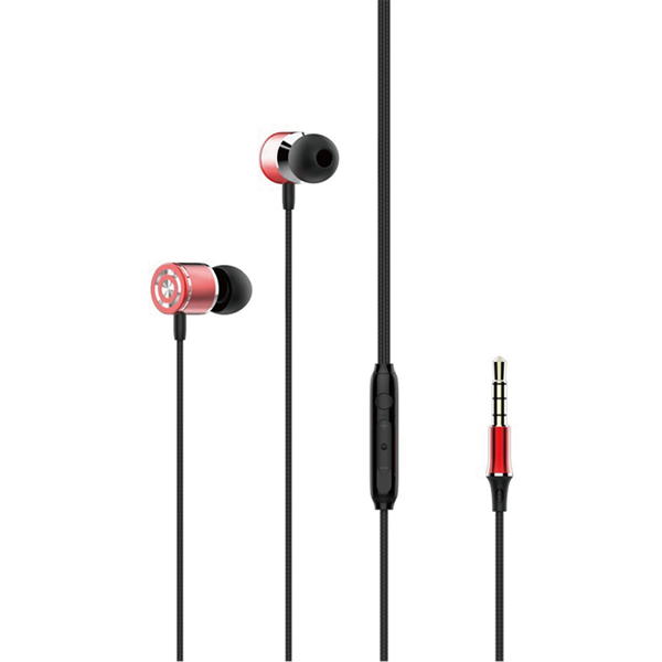 Auriculares con cable en el oído