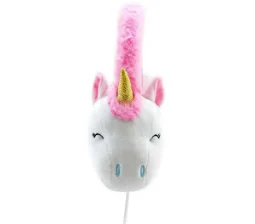 Unicorn Stuffed Headphones with Cable